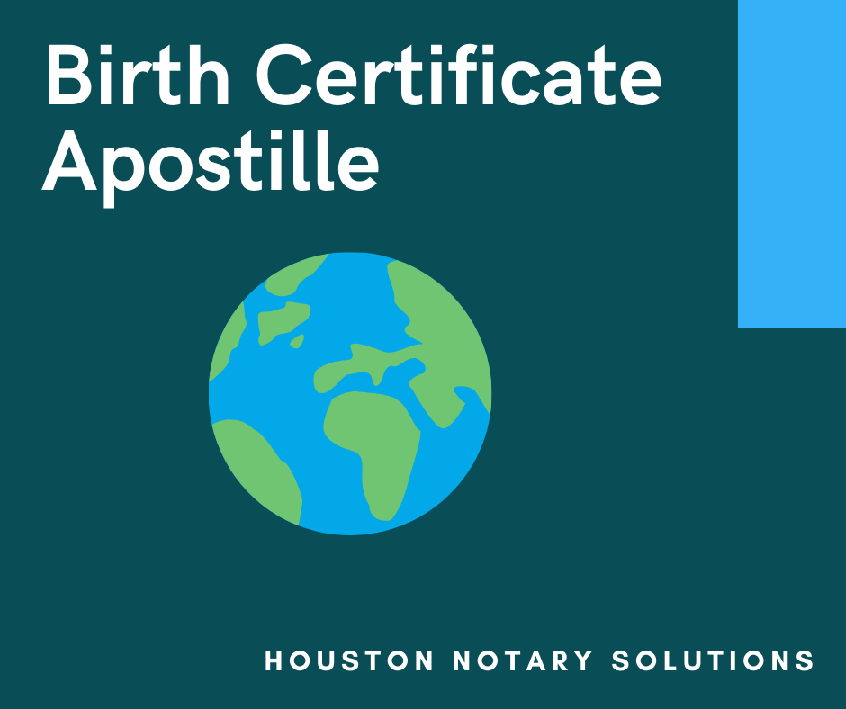 Birth Certificate Apostille ⋆ Notary And Apostille 